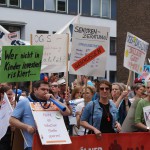 Demo der Wohlfahrtsverbände gegen geplante Kürzungen